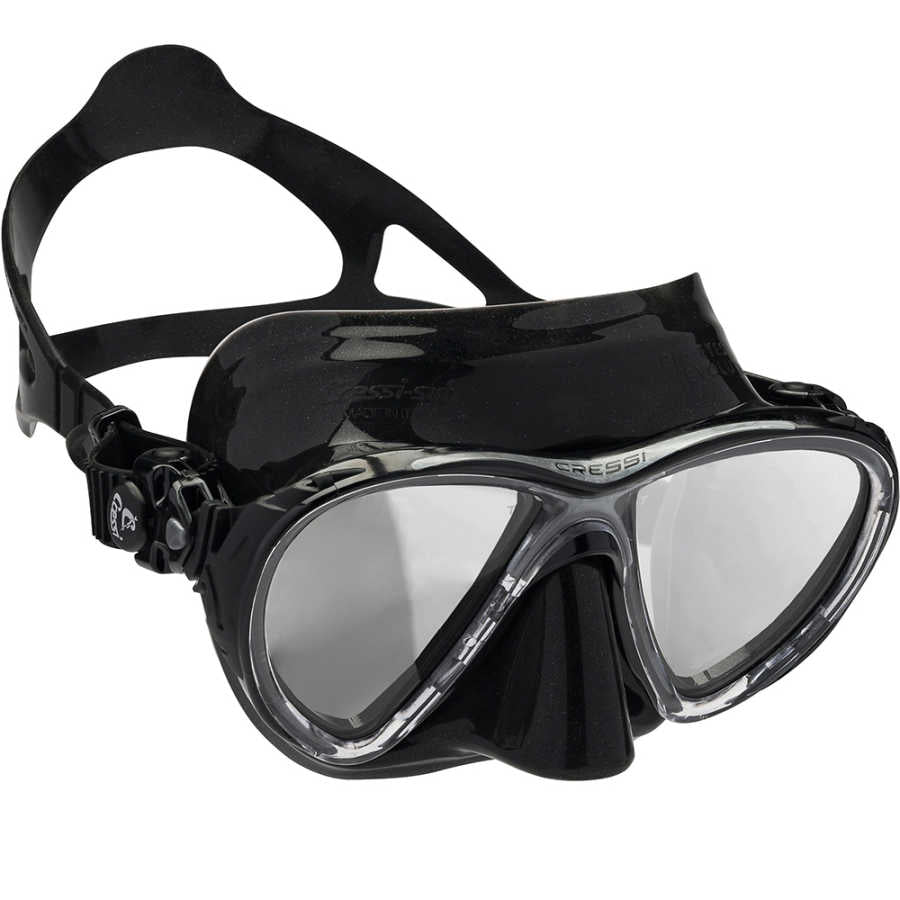 Cressi Big Eyes Evolution Dalış Maskesi - BLACK-BLACK-HD-MIRRORED