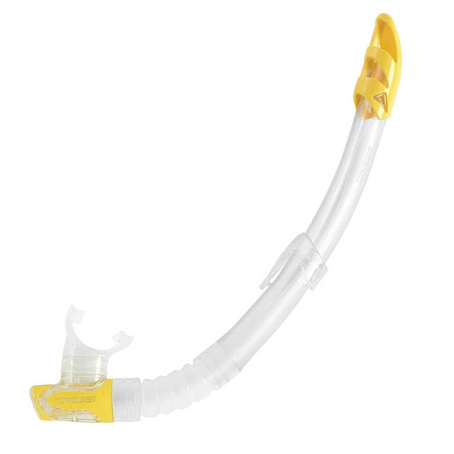 Cressi Gamma Şnorkel - CLEAR-YELLOW