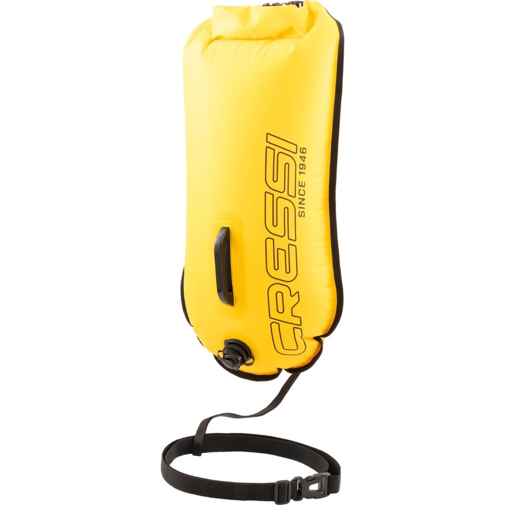 Cressi Glide Pro Yüzme Şamandırası - YELLOW - 28LT