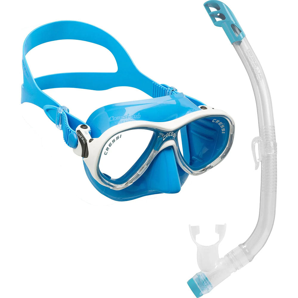 Cressi Junior Marea Maske Top Şnorkel Seti - BLUE