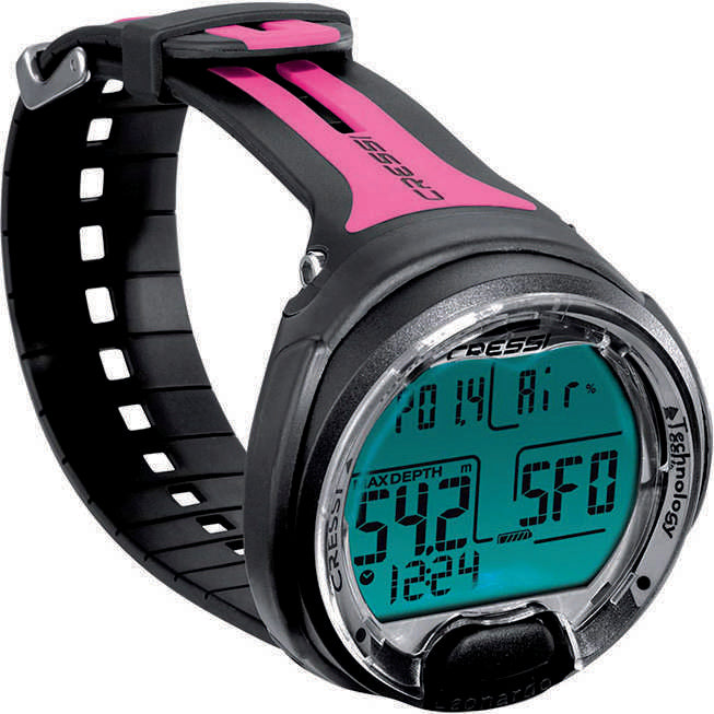 Cressi Leonardo Dalış Bilgisayarı - BLACK-PINK