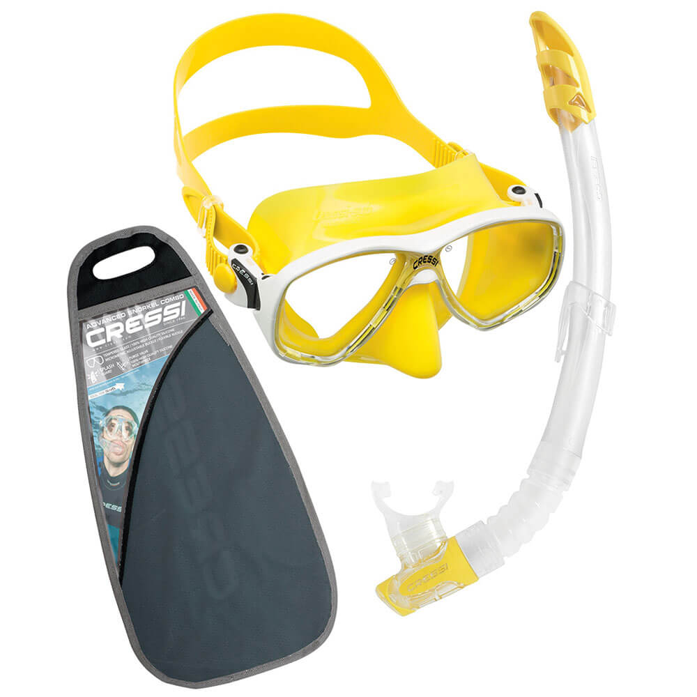 Cressi Marea Maske Gamma Şnorkel Seti - YELLOW-YELLOW