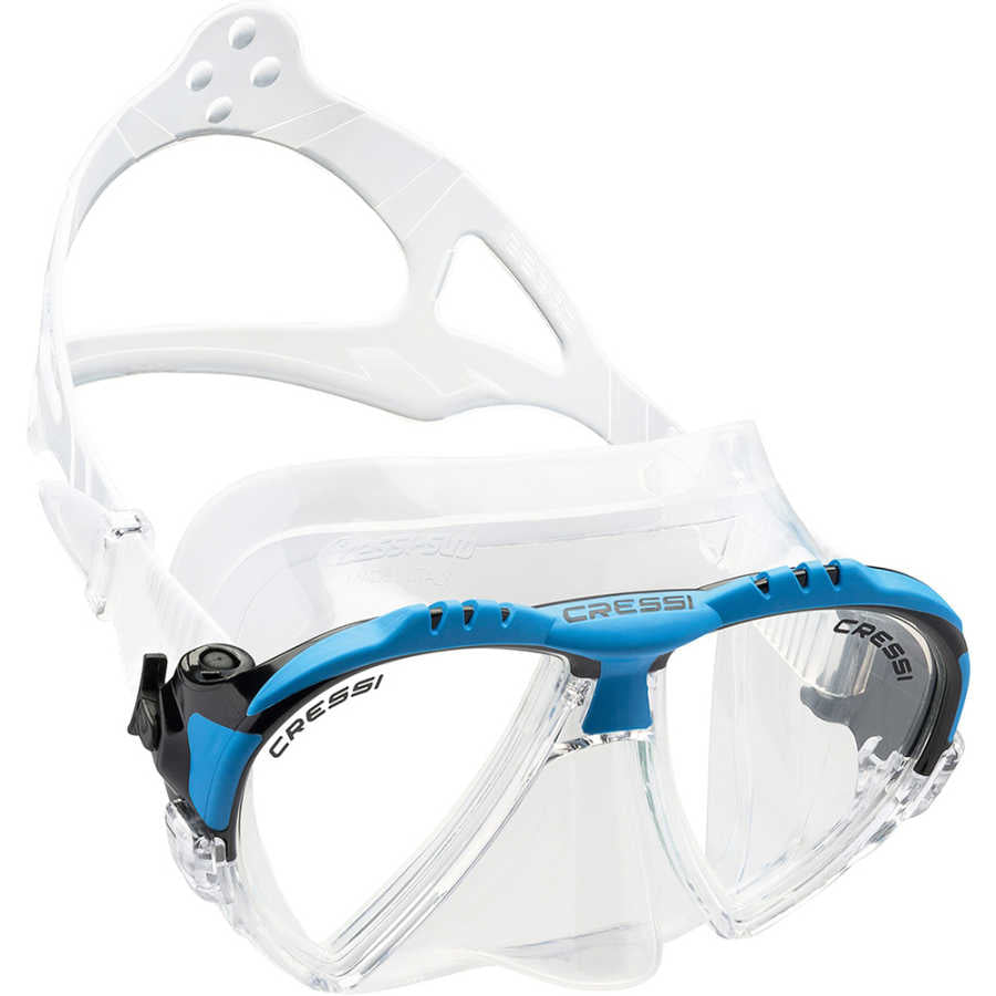 Cressi Matrix Dalış Maskesi - CLEAR-BLUE
