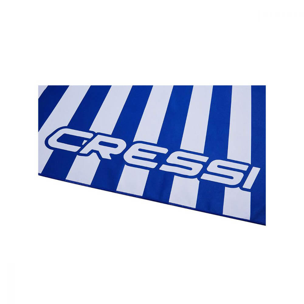 Cressi Mikrofiber Çizgili Plaj Havlusu - NAVY - 90X180CM