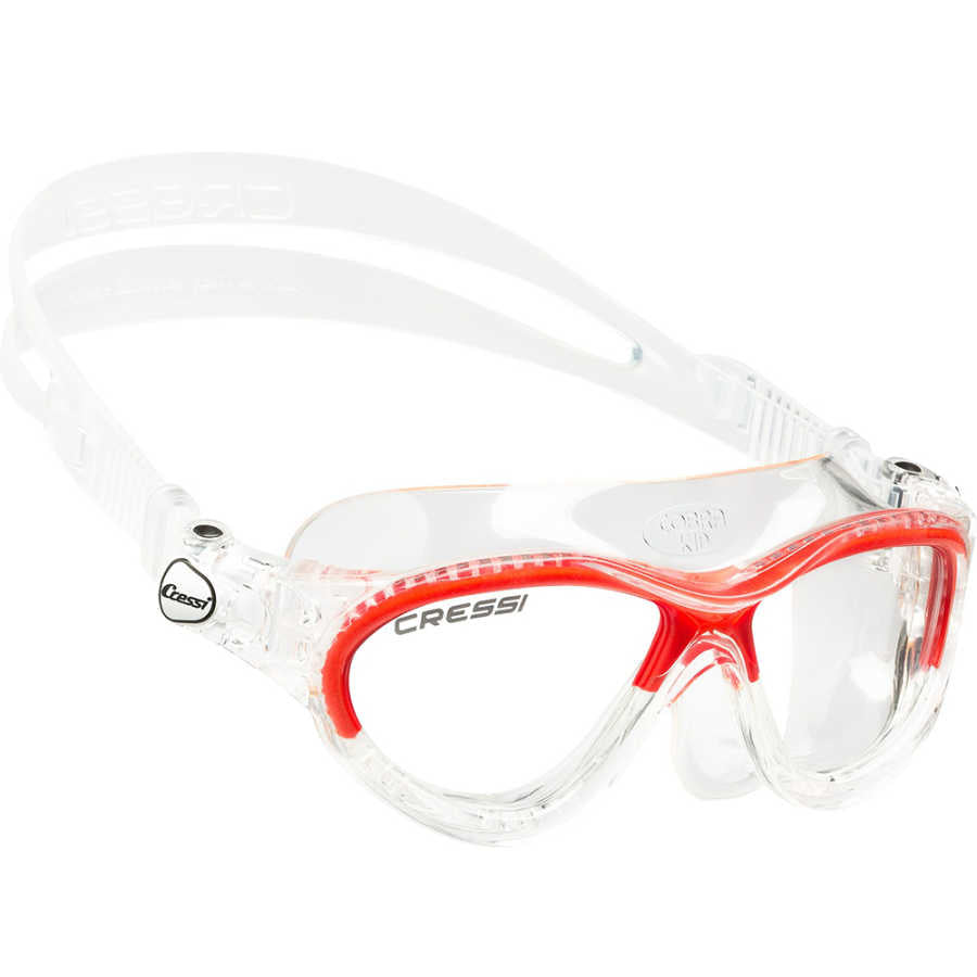 Cressi Mini Cobra Deniz Gözlüğü - CLEAR-CLEAR-RED
