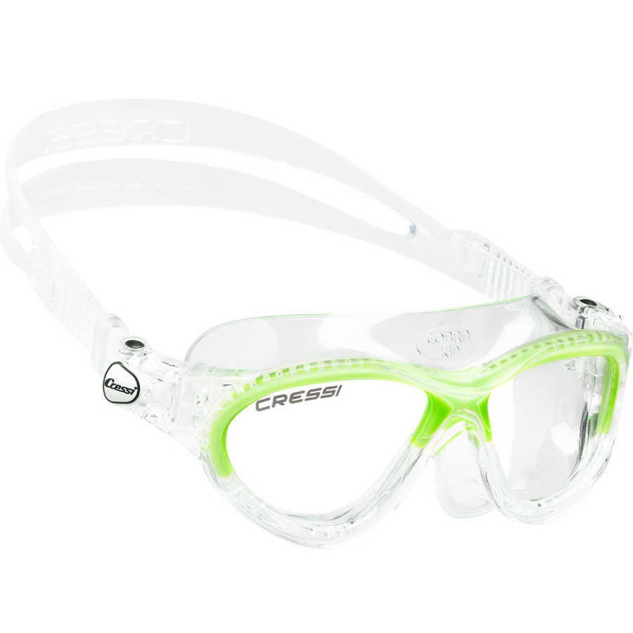 Cressi Mini Cobra Deniz Gözlüğü - CLEAR-CLEAR-LIME