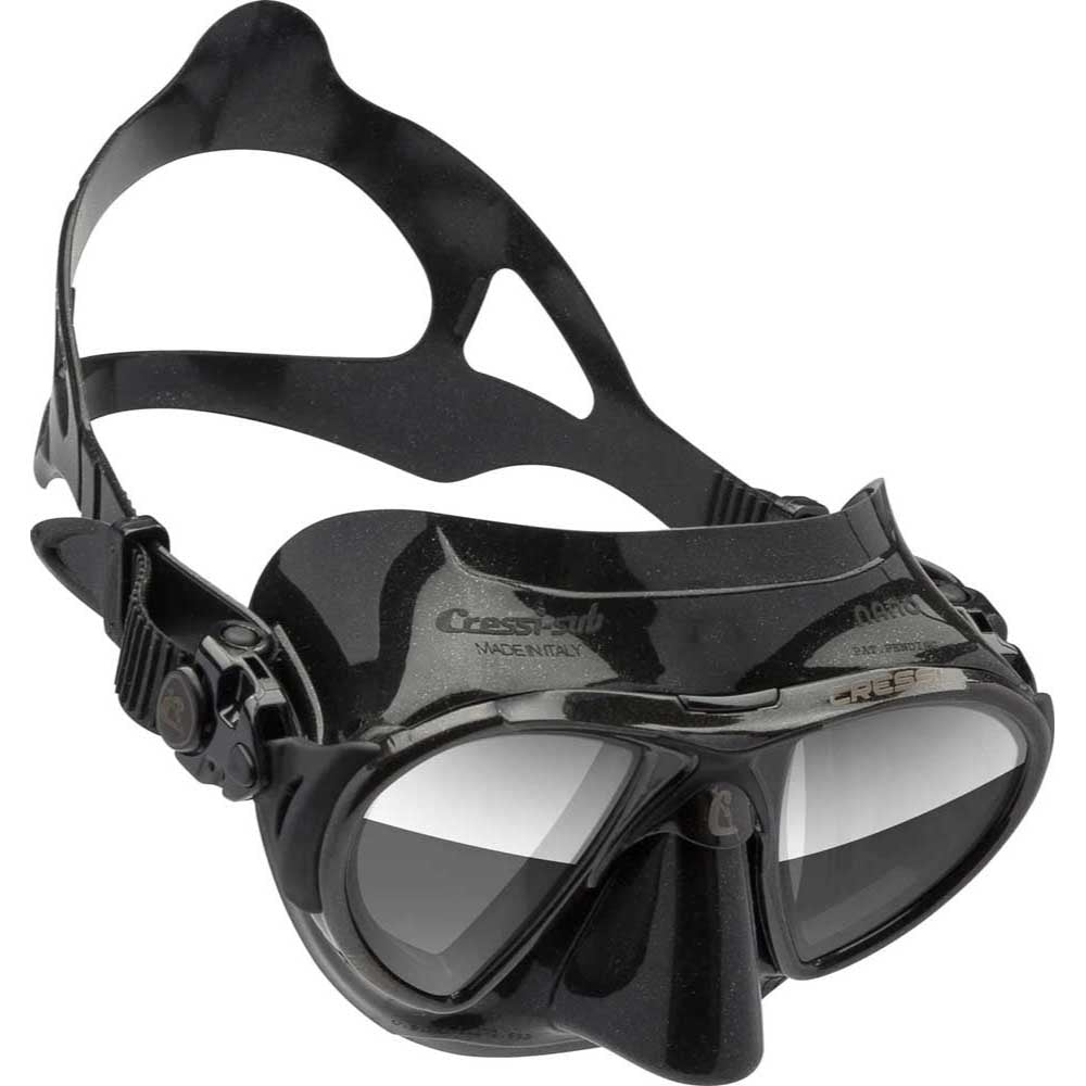 Cressi Nano Dalış Maskesi - BLACK-BLACK-HD MIRRORED