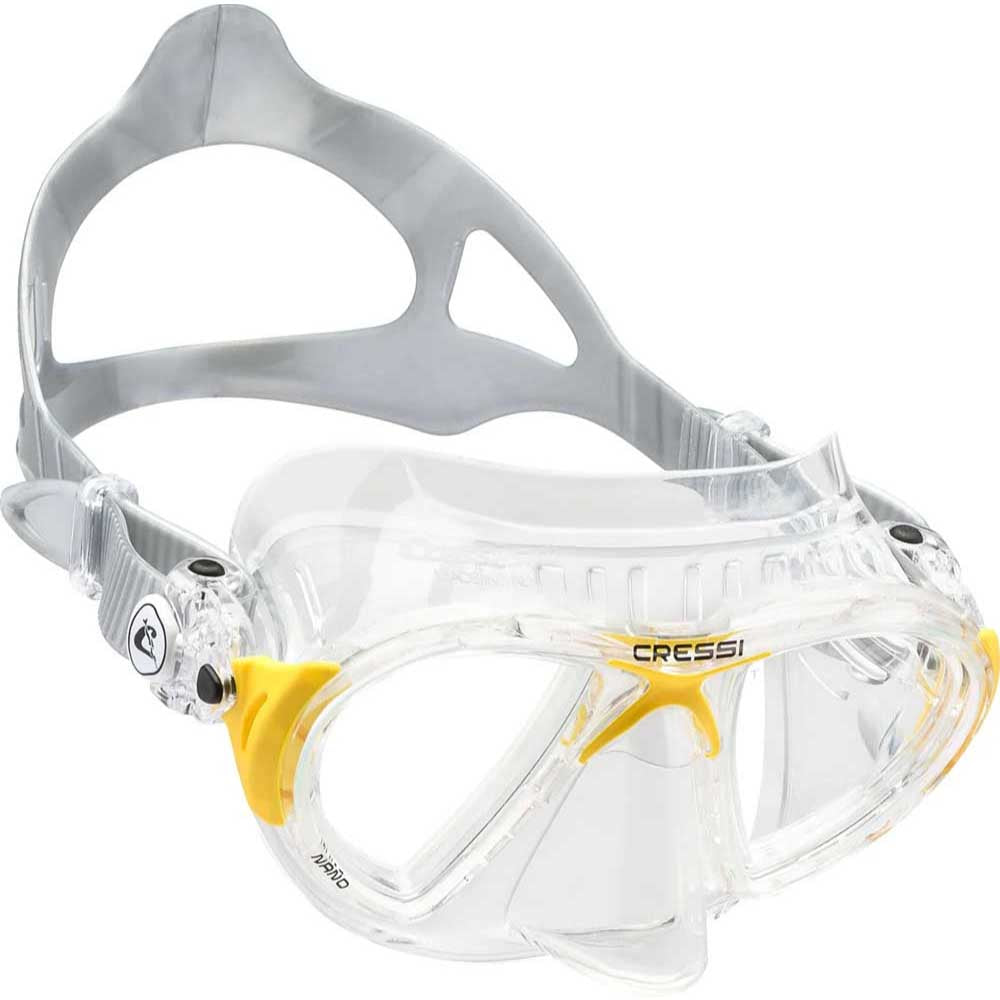 Cressi Nano Dalış Maskesi - CLEAR-YELLOW