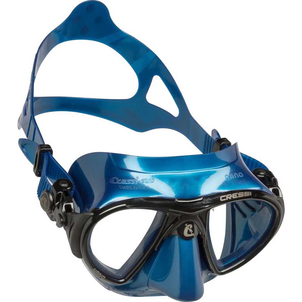 Cressi Nano Dalış Maskesi - BLUE-SILVER-BLACK