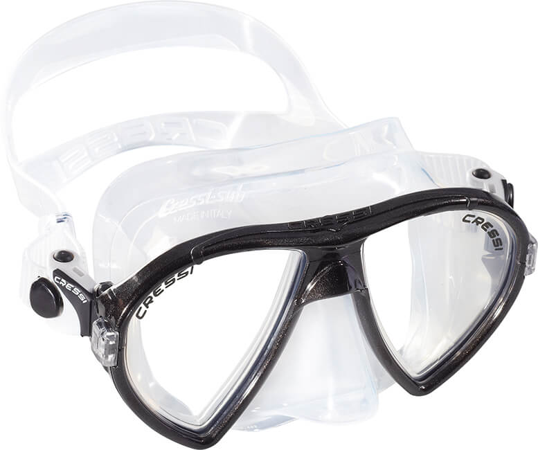 Cressi Ocean Dalış Maskesi - CLEAR-FRAME BLACK
