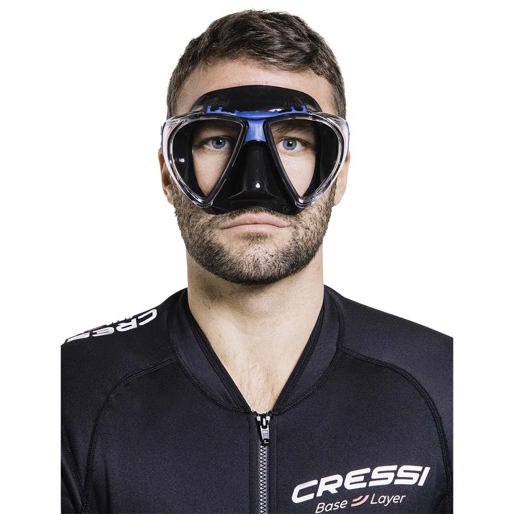 Cressi Penta Plus Dalış Maskesi - BLACK/BLUE