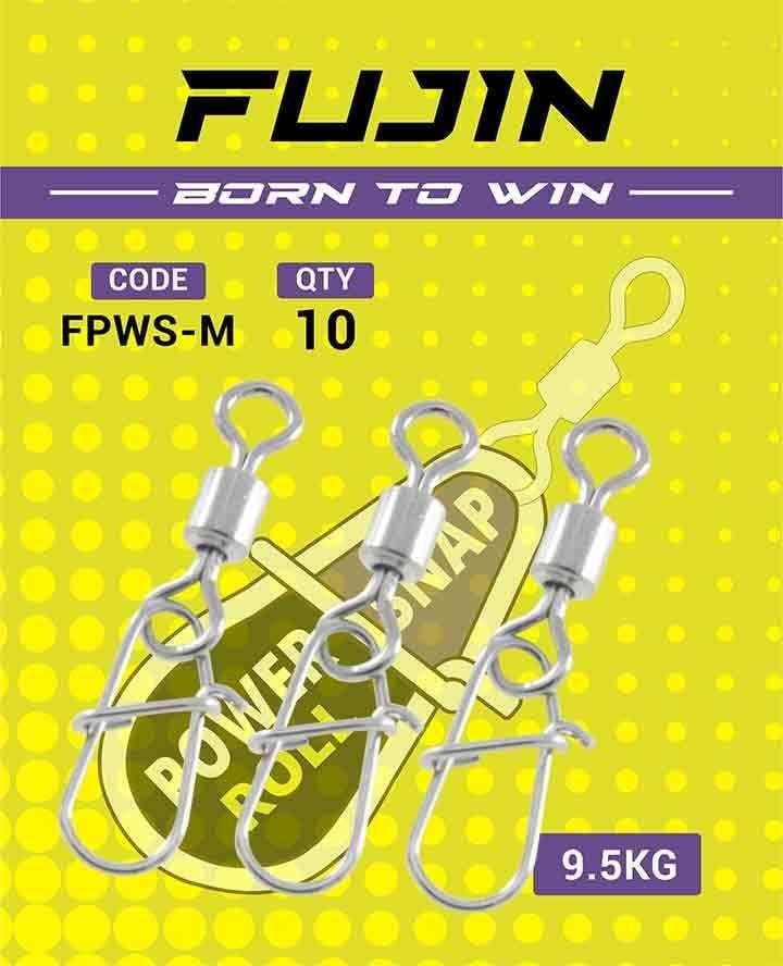Fujin Power Roll Snap No. M 9.5kg Çekerli Klips