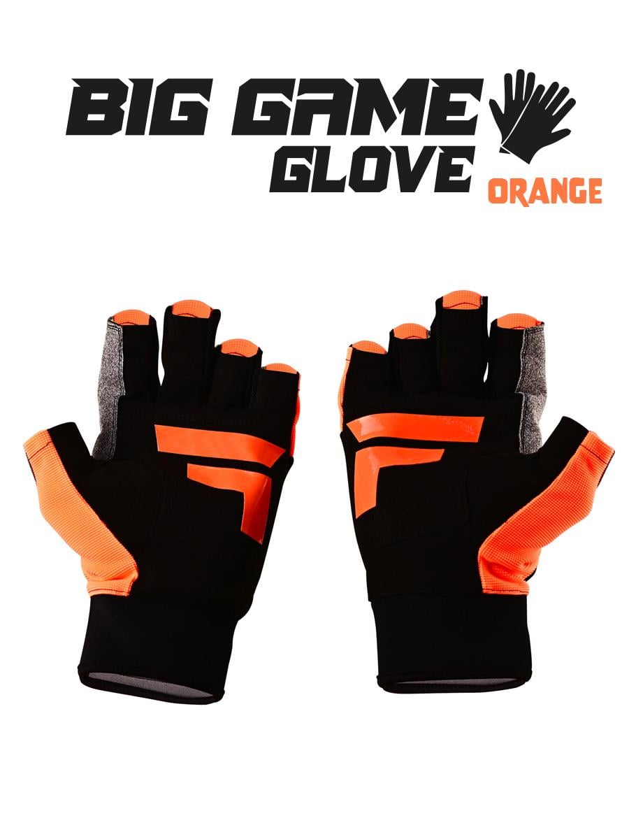 Fujin Pro Angler S24 Big Game Gloves Orange M/L