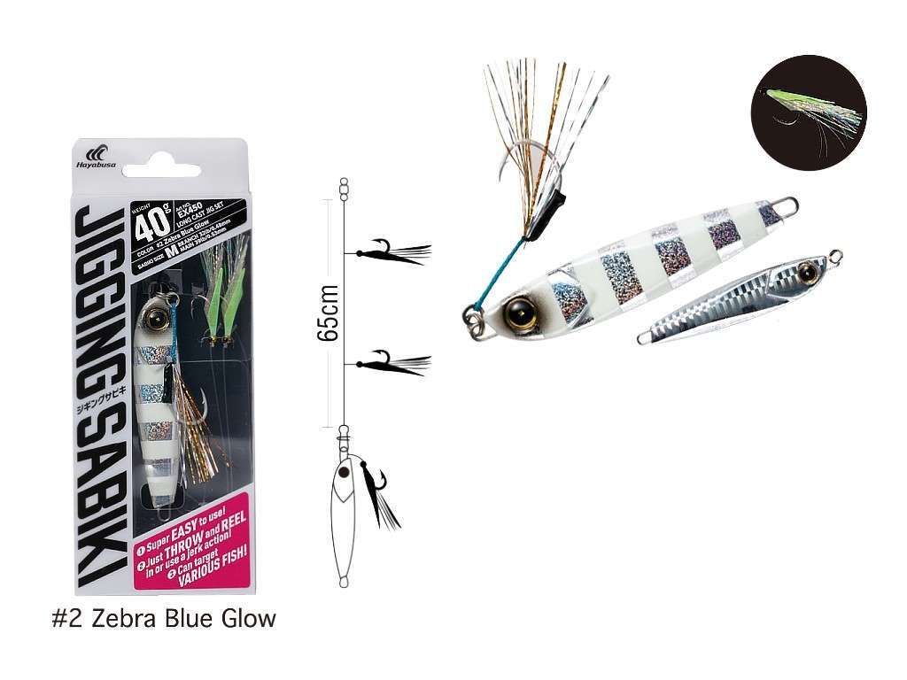 Hayabusa EX 450 Jigging Sabiki 40gr Light Jig Suni Yem - 2