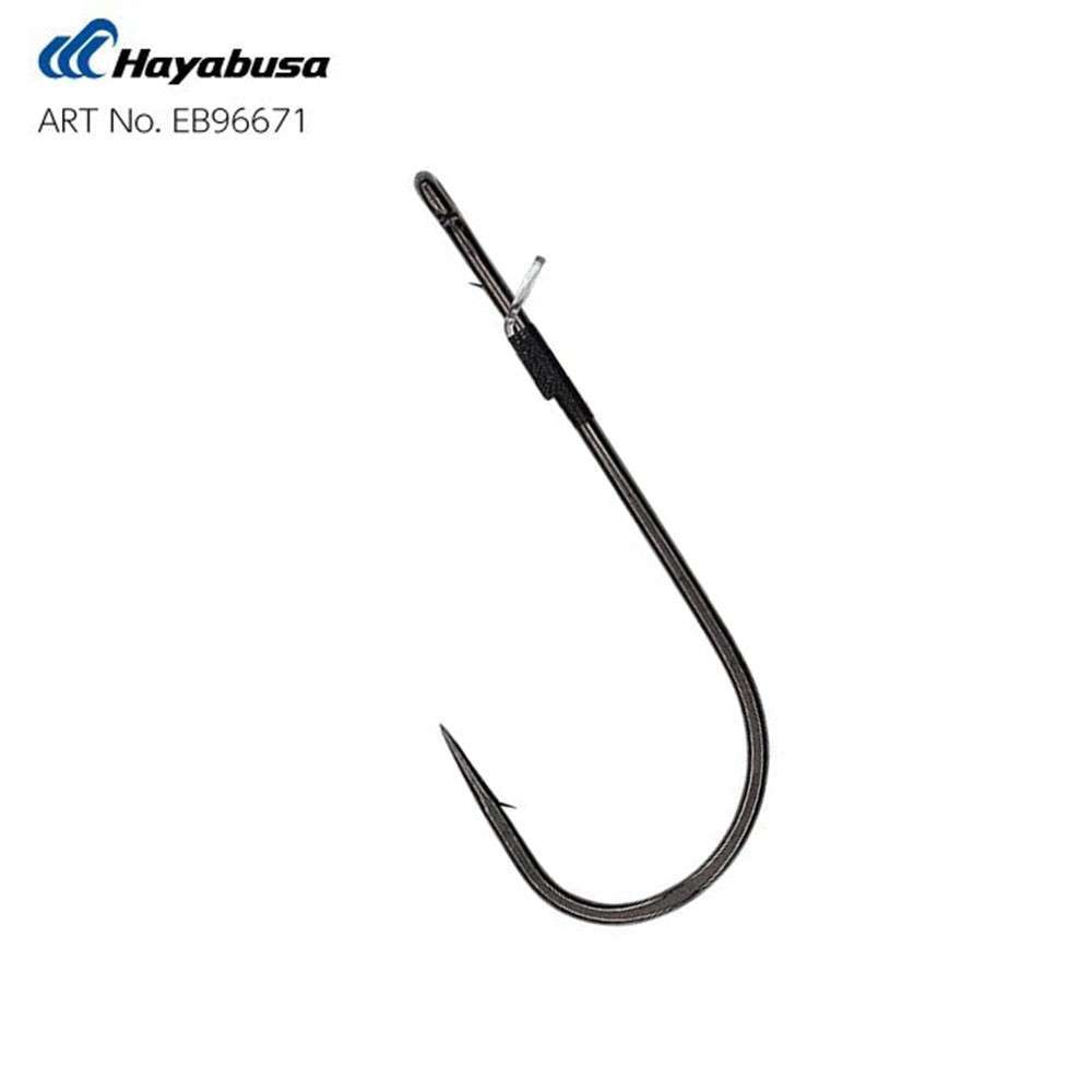 Hayabusa FPP HD Straight Güçlendirilmiş Delikli Lüfer İğnesi Black Nikel - Standart - 4-0
