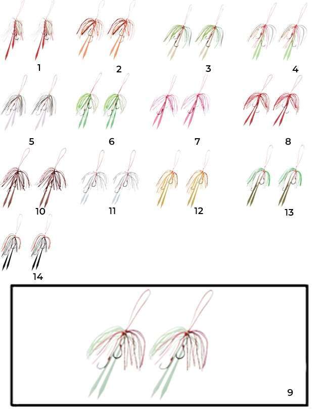 Hayabusa SE 125 Tai Rubber Free Slide Yedek Etekli Assist İğne Set - 9