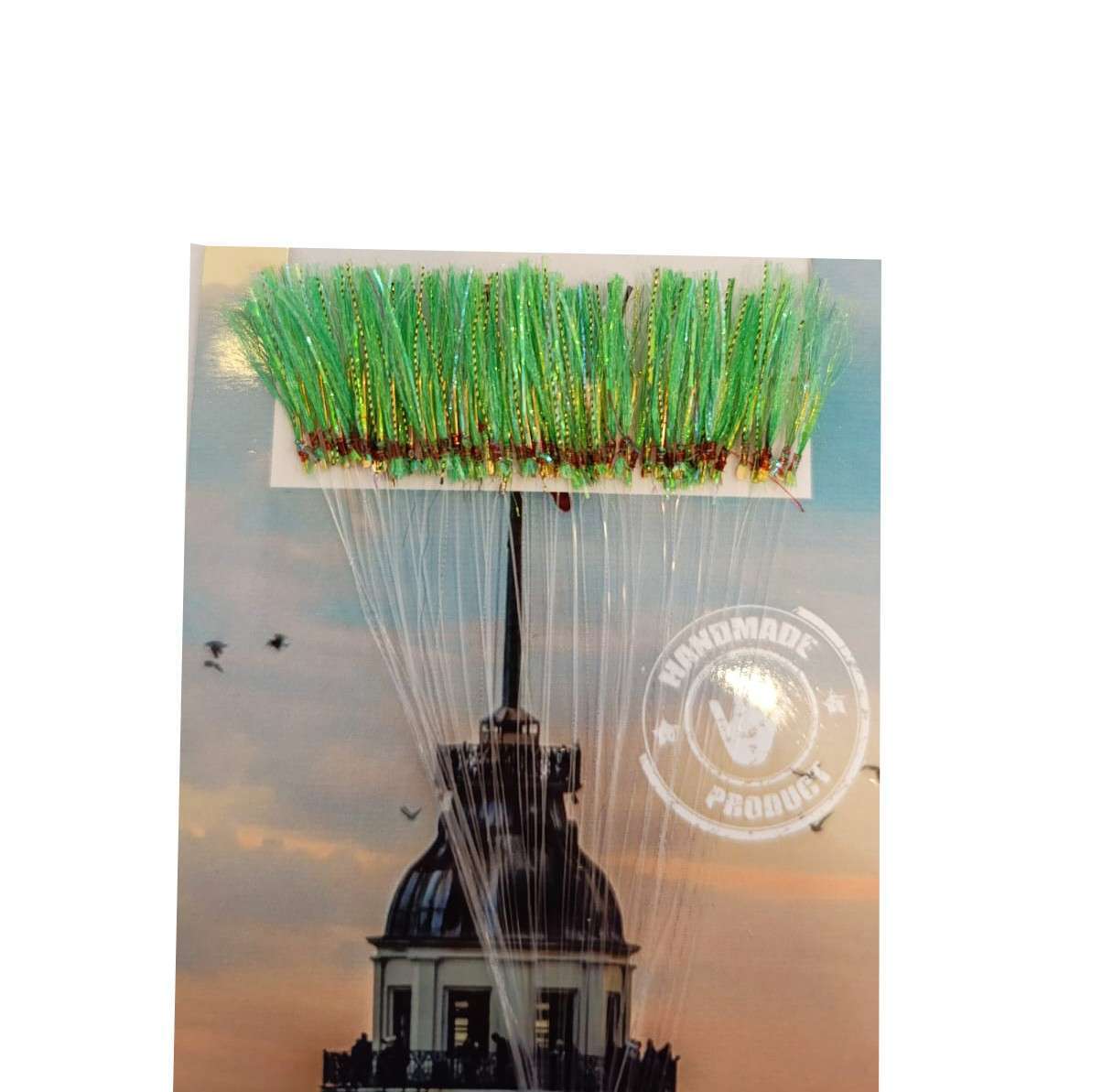 İstavrit Kösteği UV-GLOW Simli Youvella Kartonda 50 Sarı İğne 015mm Köstek - 64