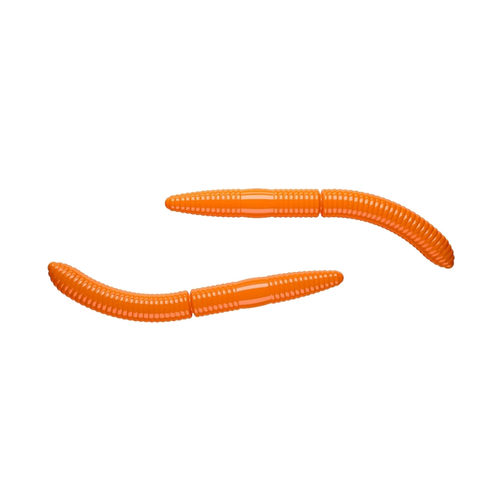 Libra Lures Fatty D’Worm Suni Yem - 011 - HOT ORANGE - 65MM