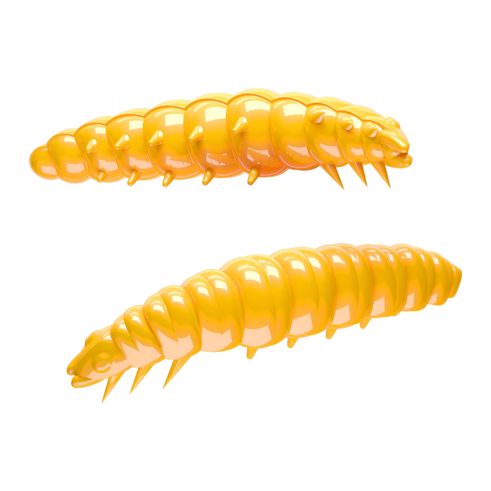 Libra Lures Larva Cheese Suni Yem - 008 - DARK YELLOW - 35MM