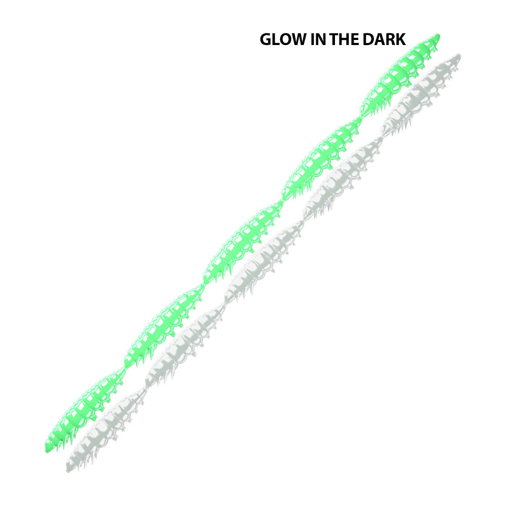 Libra Lures Larva Multi Cheese Suni Yem - 000 - GLOW UV GREEN - 25MM