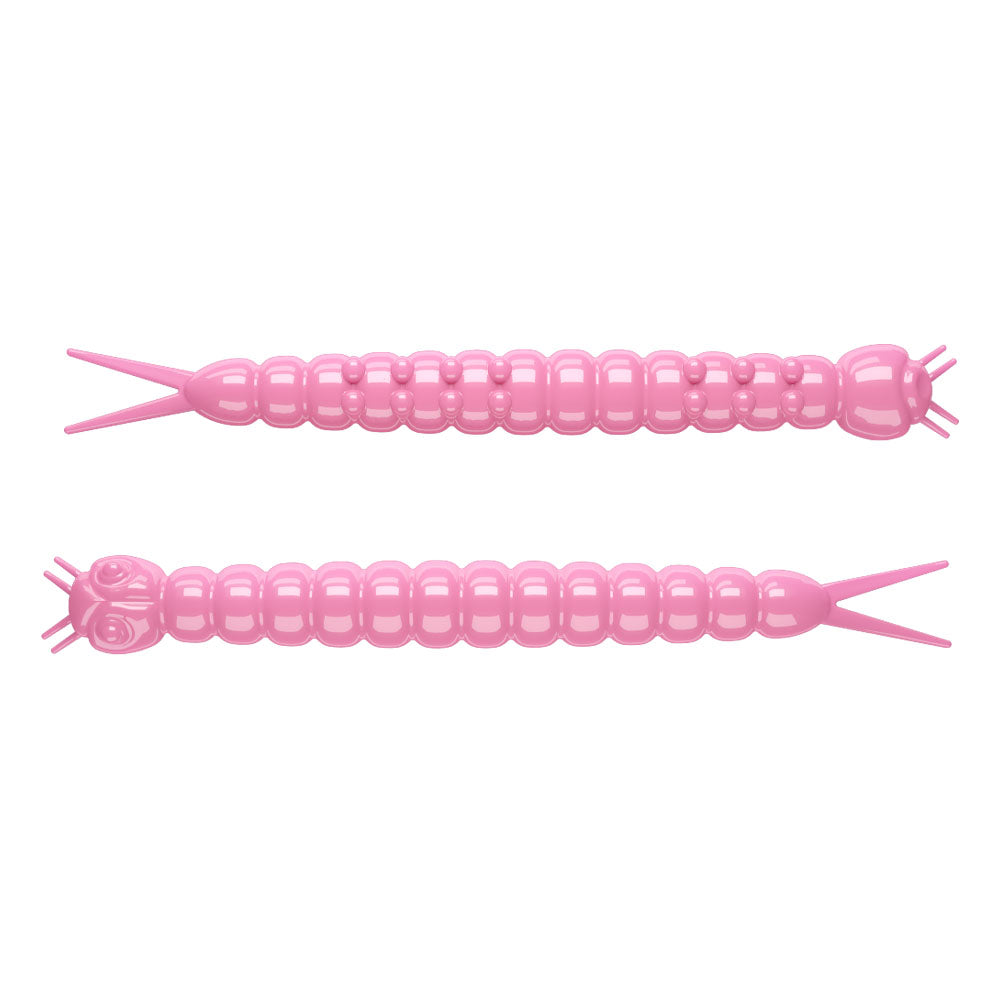 Libra Lures Slight Worm Garlic Suni Yem - 017 - BUBBLE GUM - 38MM