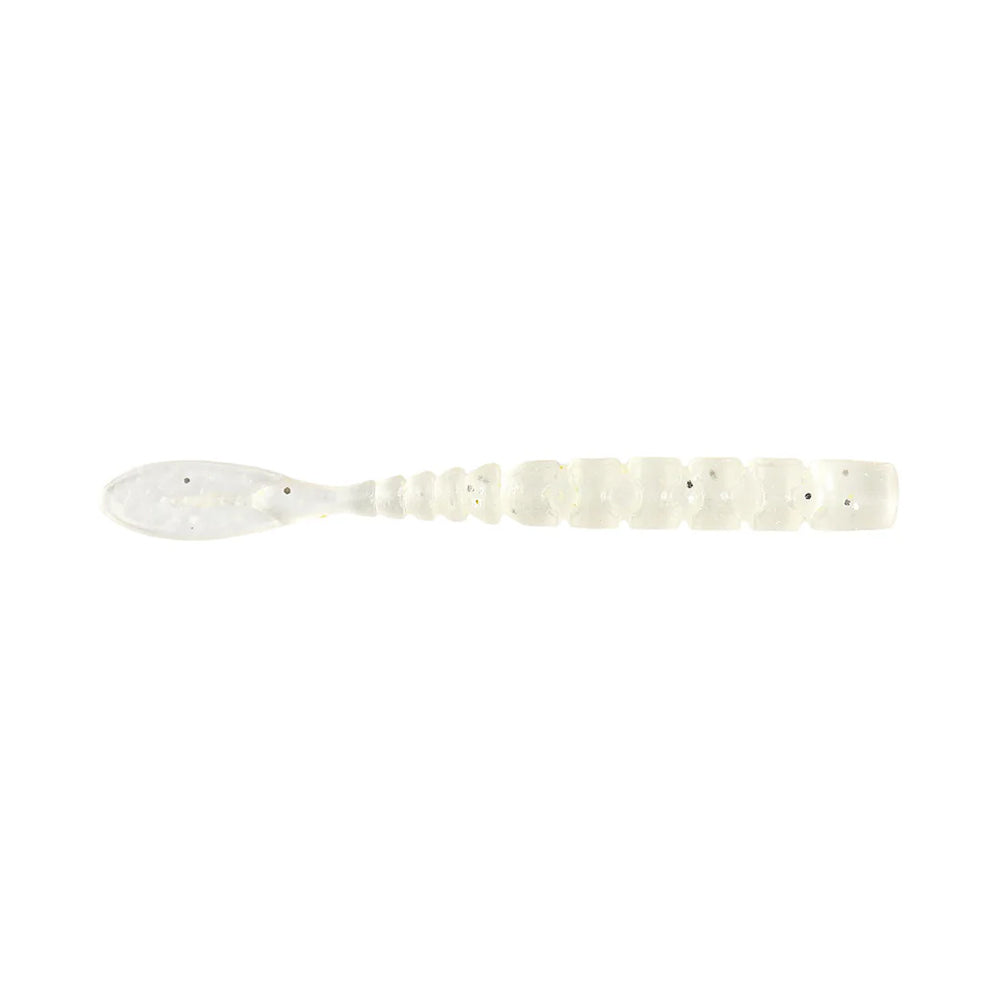 Mustad Aji Fish Tail Silikon Kurt - 007 - WHITE LUMINOUS - 5CM - 12Lİ