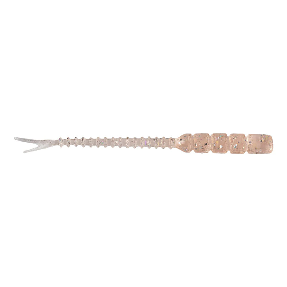 Mustad Aji Hellgramite Silikon Kurt - 010 - UV CLEAR RED GLTTR - 5CM - 12Lİ