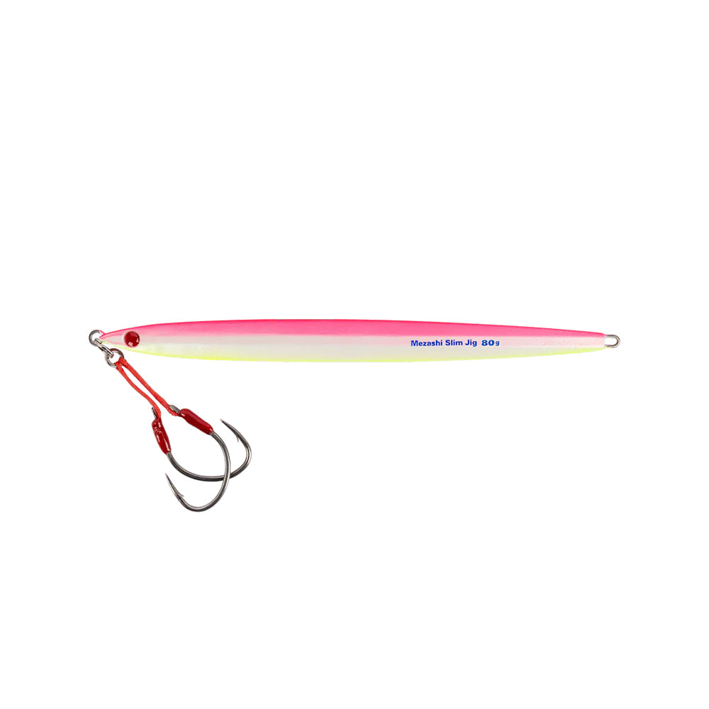 Mustad Mezashi Slim Jig - GLOW PINK - 60G