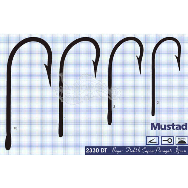 Mustad Olta İğnesi 2330DT 100lü - Standart - NO:15