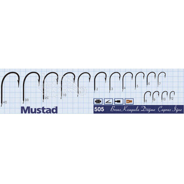 Mustad Olta İğnesi 505 25li - Standart - NO:2-0