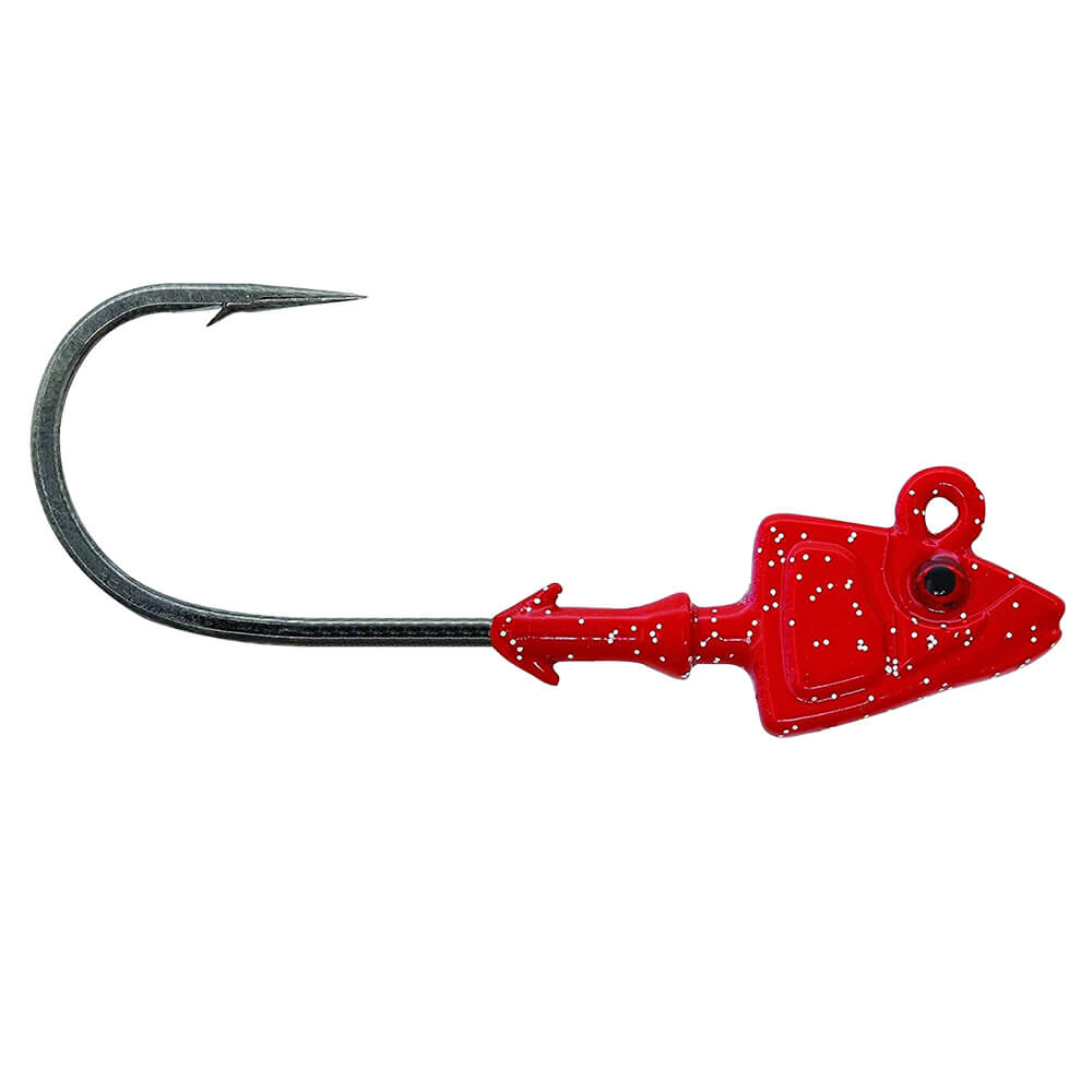 Mustad Sd840 Shad Jig Head - RED - 21GR - 2LI - 5-0