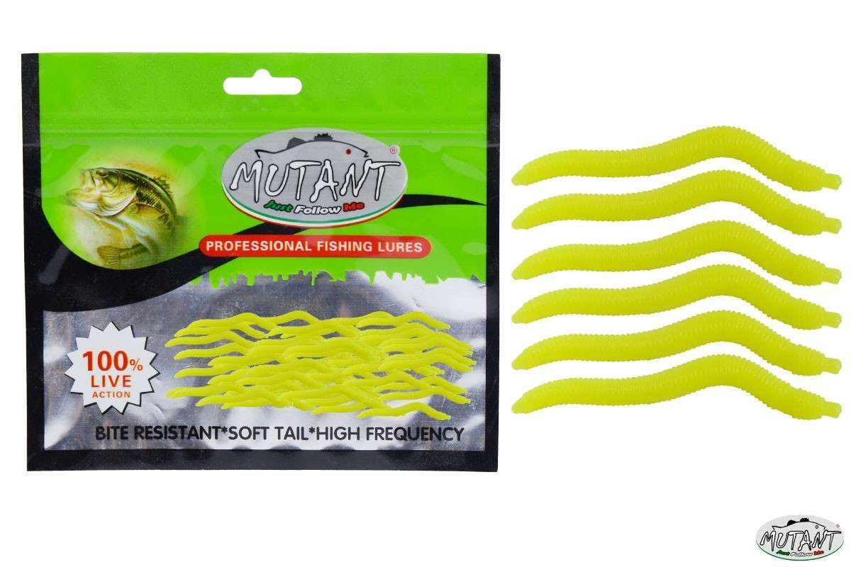 Mutant 3510 Ozmo Solucan 4cm Silikon Suni Yem 30lu Paket - 06