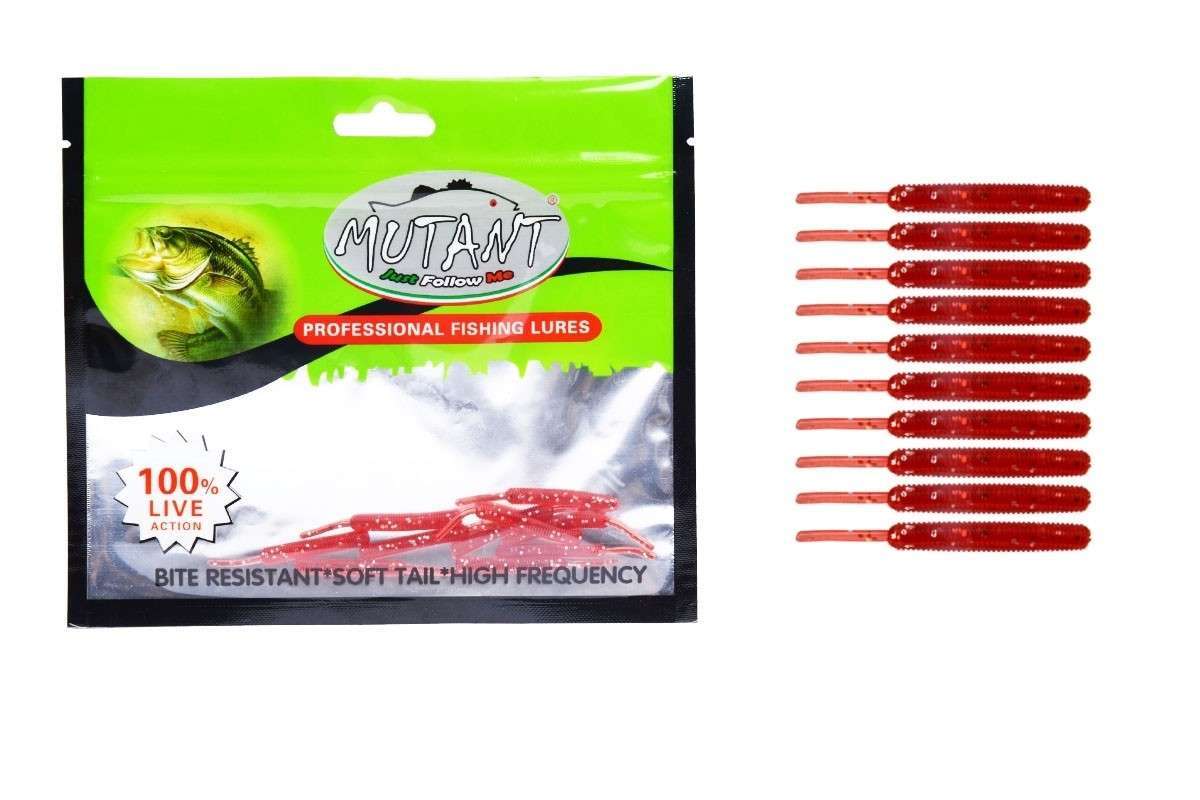 Mutant 3513 Serpentine 5cm Aromalı LRF Silikon Suni Yem 10lu Paket - 321