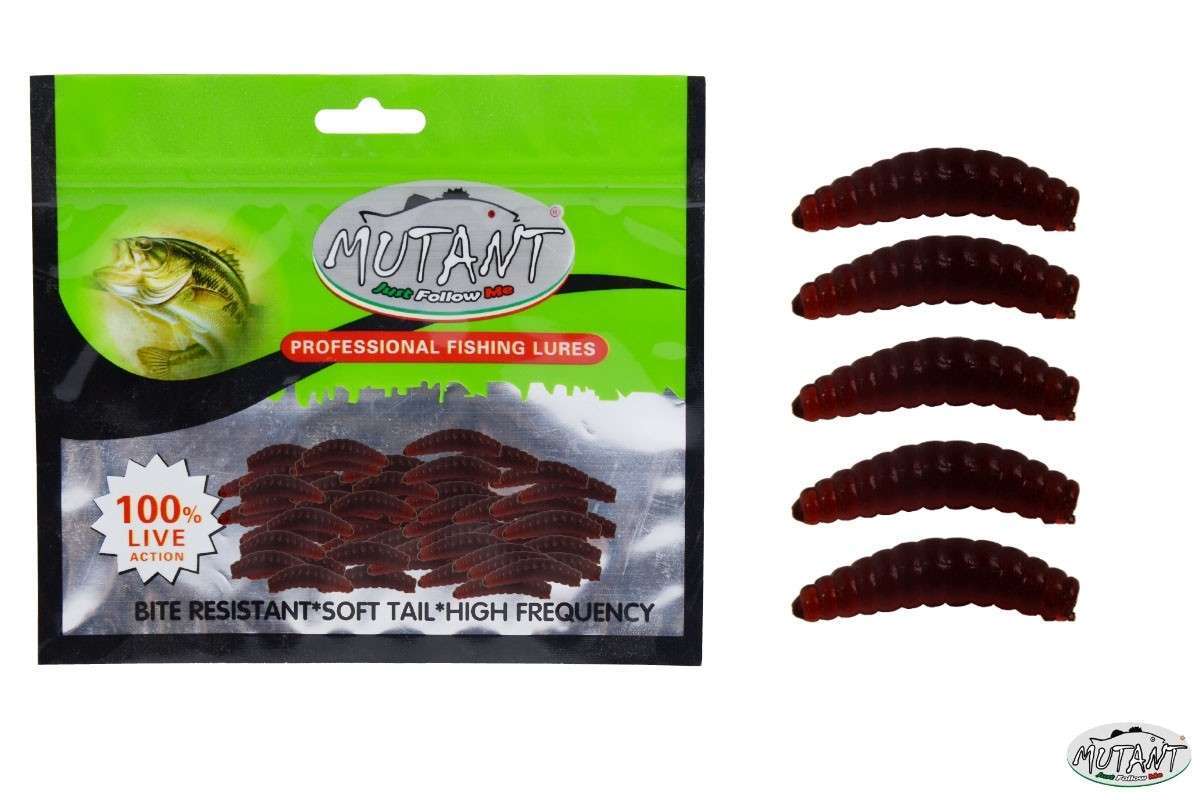Mutant 3515 Miracle Aromalı Worm 2cm Silikon Suni Yem 30lu Paket - 02