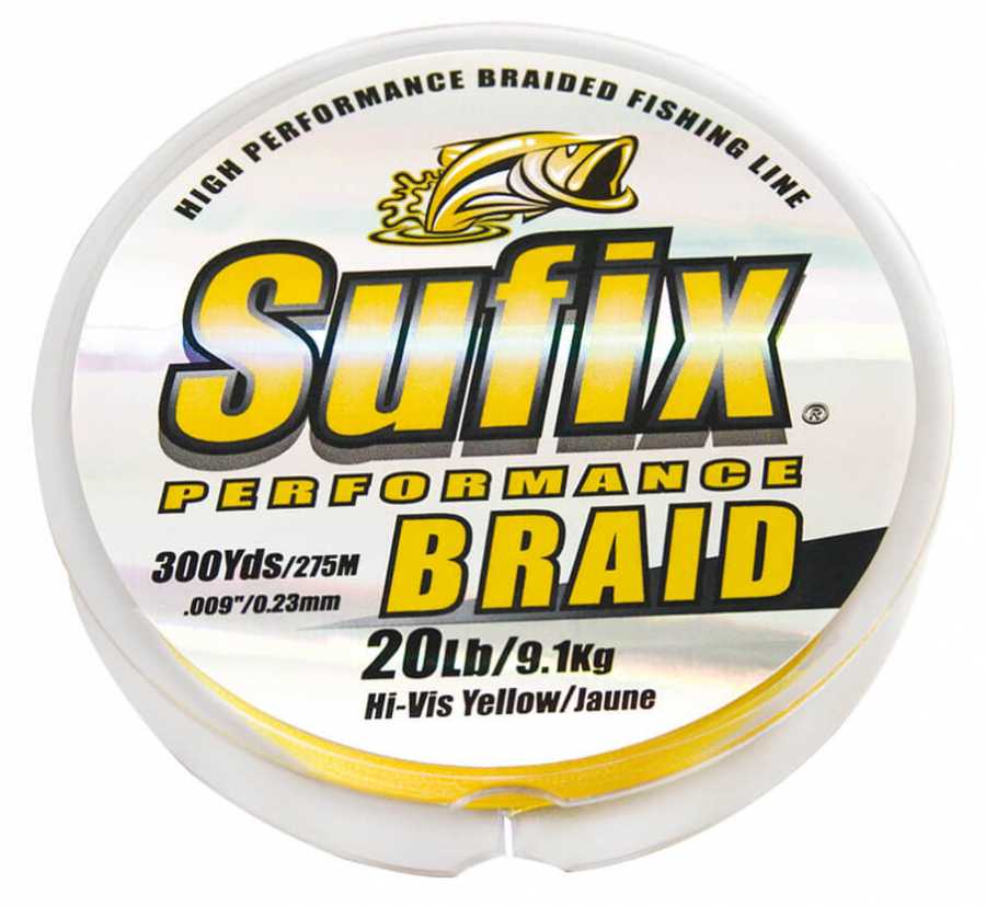 Sufix Performance Braid İp Misina - HI VIS YELLOW - 0.18MM - 135MT - 12.2KG
