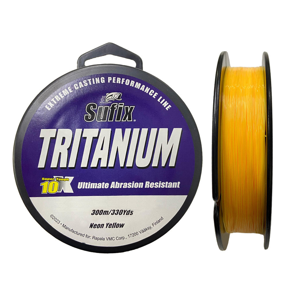 Sufix Tritanium Surf Misina - NEON YELLOW - 0.30MM - 300MT - 6.3KG