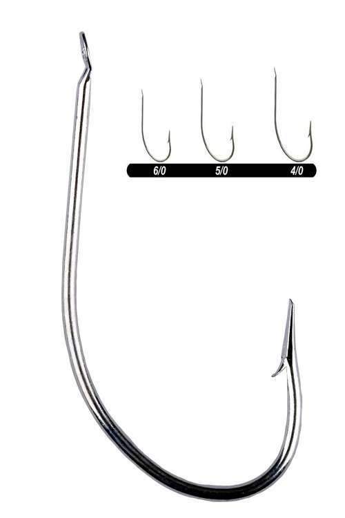 Youvella 1338 Kısa Pala İri Çupra İğnesi 100lü Kutu Galvaniz - Standart - 6-0