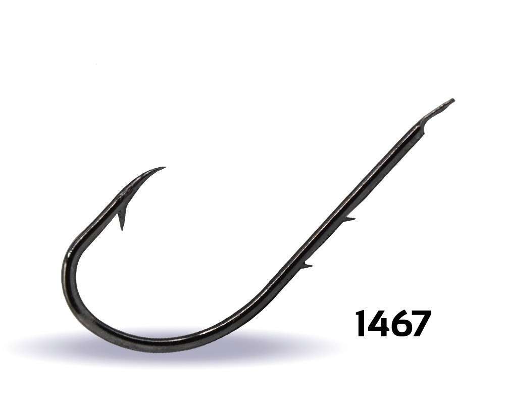 Youvella 1467 Tırnaklı Uzun Papağan Olta İğnesi 100lü Kutu Black Nikel - Standart - 1-0