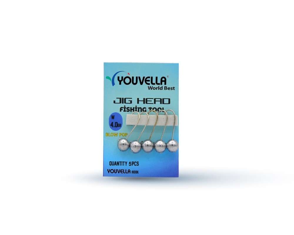 Youvella 6398 Jig Head Blow Pop LRF Jig Head 5li Paket - Standart - 2.5 GR