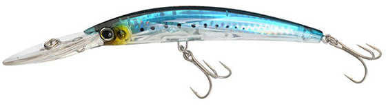 Yozuri Crystal 3D Minnow Deep Diver Floating Sahte Balığı (Yeni) - GHIW - 130MM