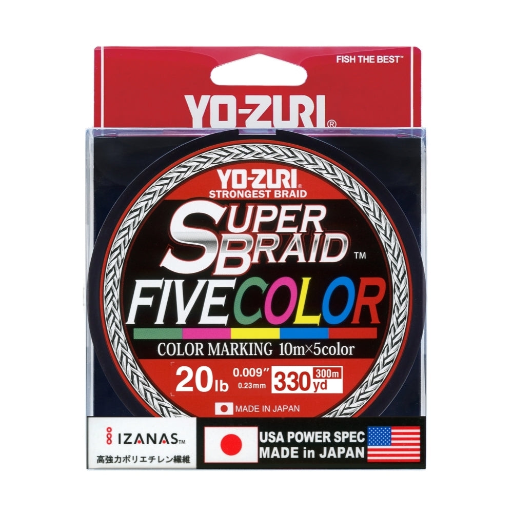 Yozuri Super Braid 5 Color İp Misina