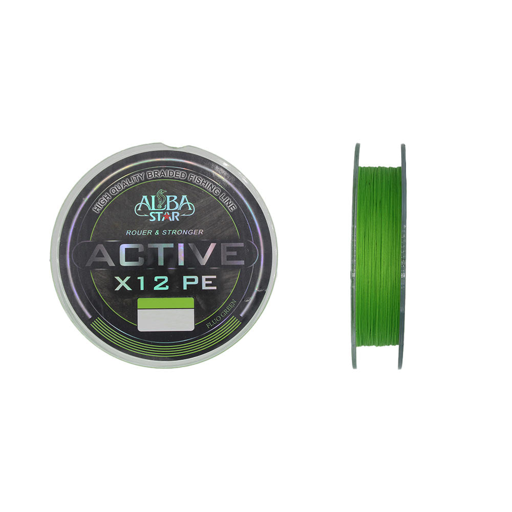 Albastar Active 12x İp Misina - F.GREEN - 0.21MM - 150M - 12.2KG