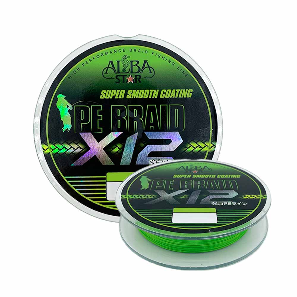 Albastar Carrier 12x Pe İp Misina - FLUO GREEN - 0.18MM - 150M - 11.80KG