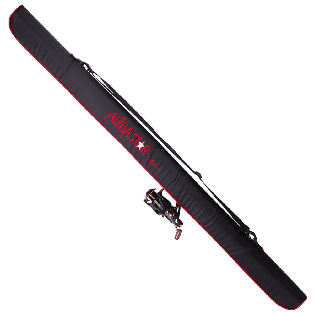 Albastar Kamış Çantası Korumalı - SİYAH - 150CM