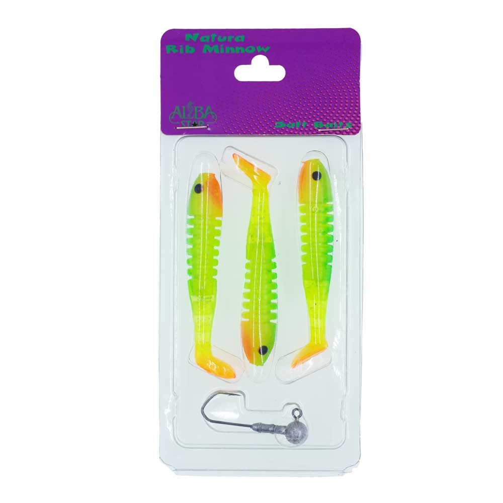 Albastar Natura Rib Minnow Sahte Balığı - 09 - 90MM