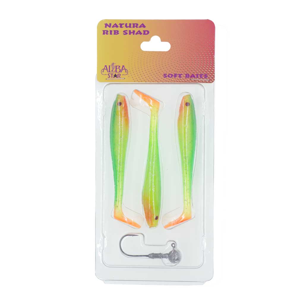 Albastar Natura Rib Shad Sahte Balığı - 09 - 90MM
