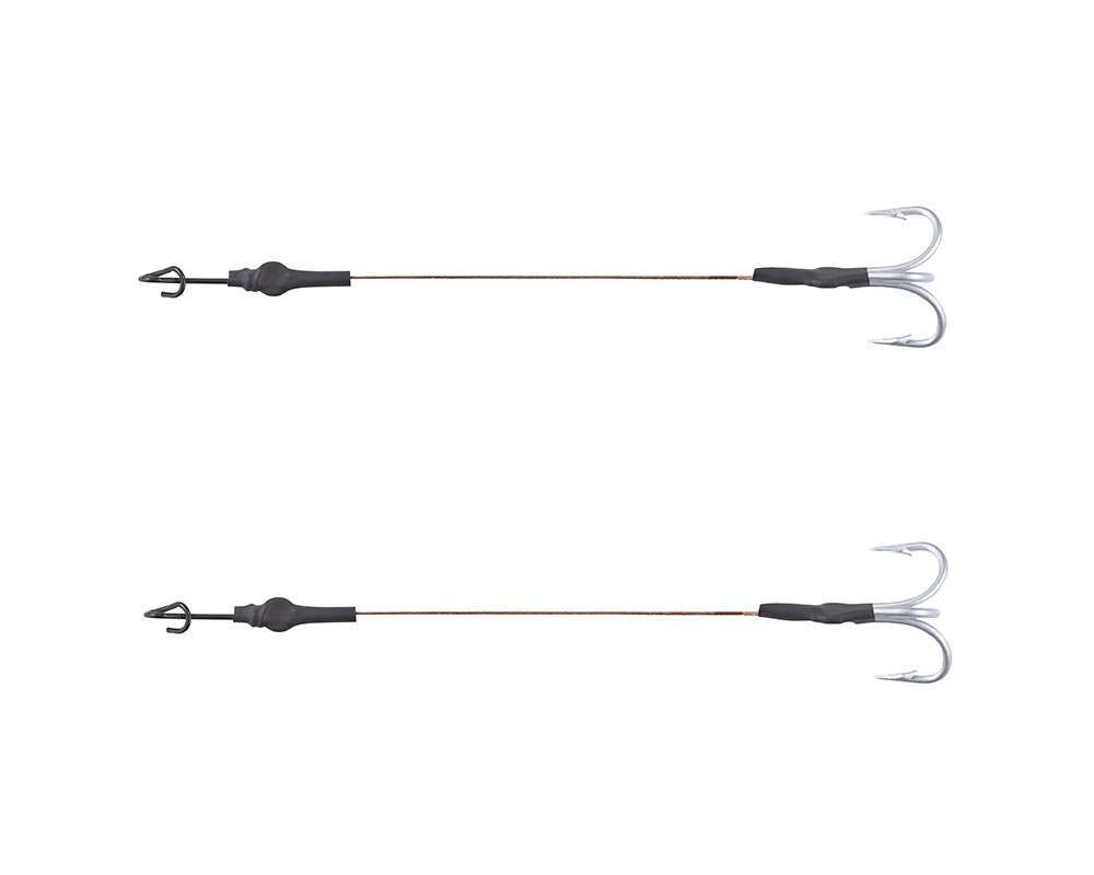Balzer 13936 Silikon Yemler İçin Çelik Telli Rigs 2li Paket - Standart - 13 CM