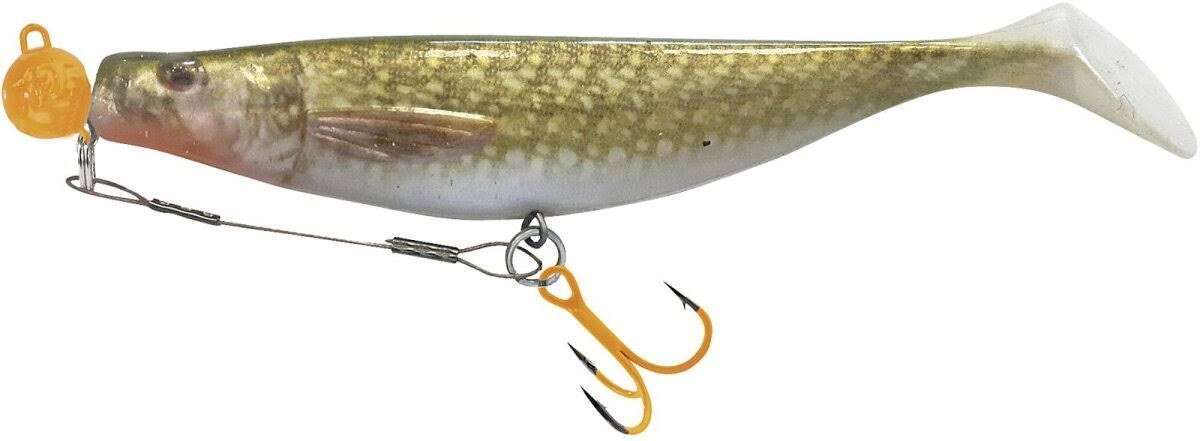 Balzer 16133 Silikon Yemler İçin Çelik Telli Spiral Kafa Rig UV Active 55cm - Standart - 15 GR