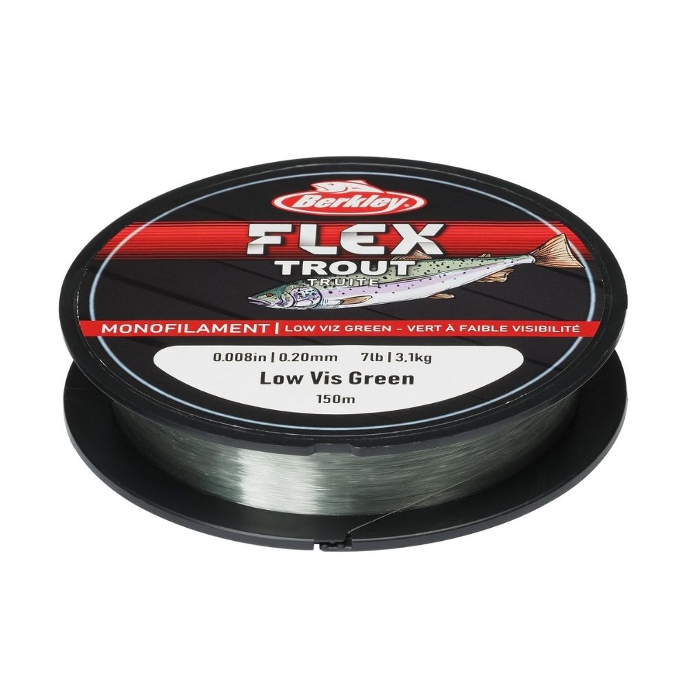 Berkley Flex Trout Olta Misinasi - LOW-VIS GREEN - 0.18MM-150M-2.55KG