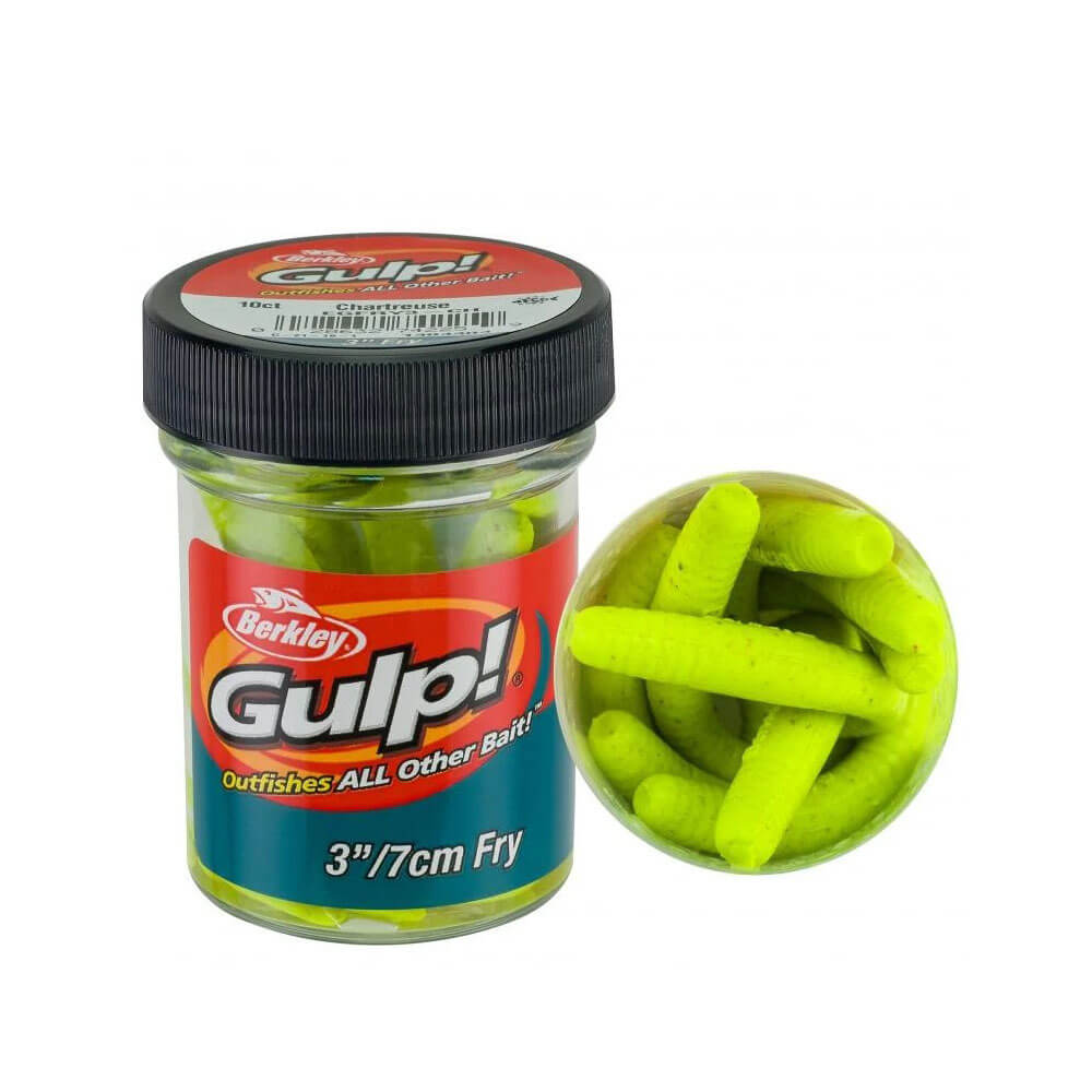 Berkley Gulp Fry Sahte Kurt - CHARTREUSE - 7 CM